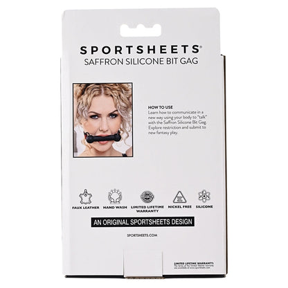 Saffron Silicone Bit Gag