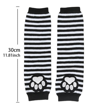 Punk Kitty Paw Fingerless Arm Warmers (Colors)