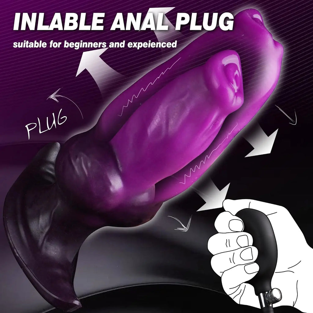 Fantasy Inflatable Silicone Knot Plug