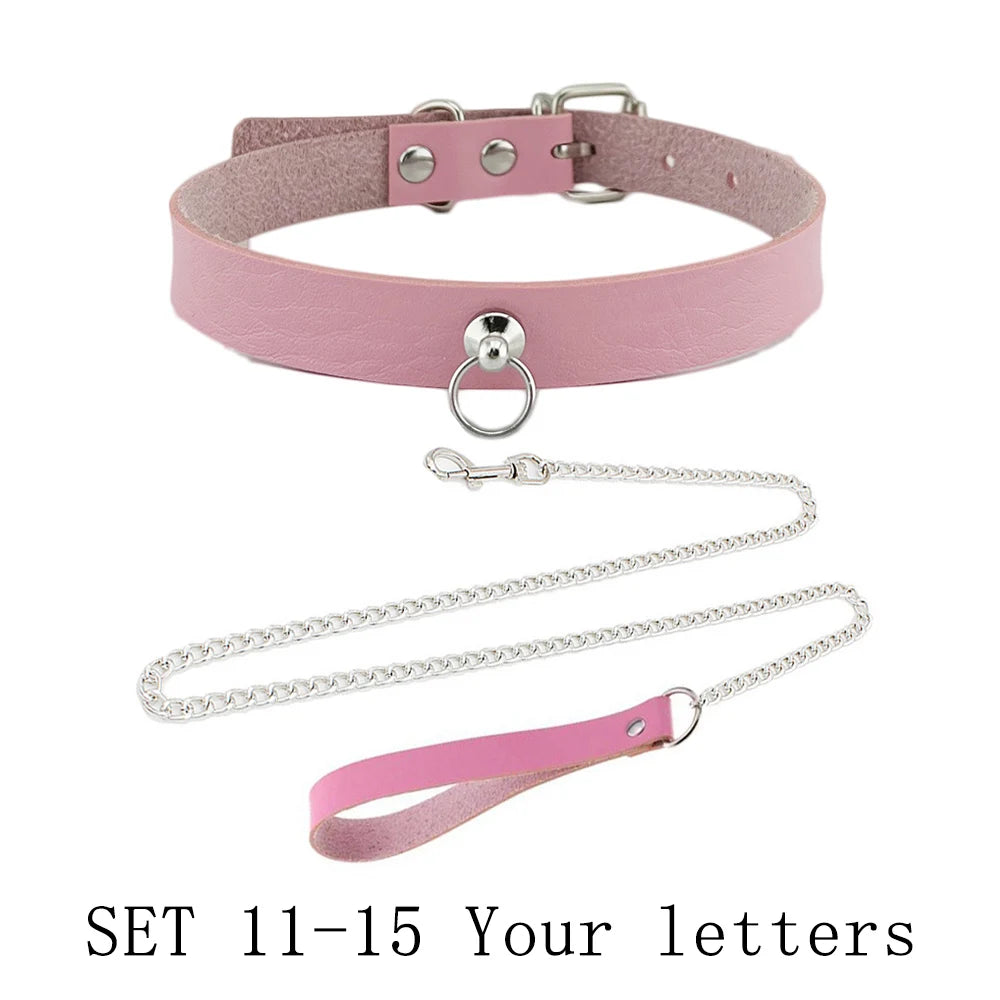 Yes Daddy Pink Collar + Leash (Colors)