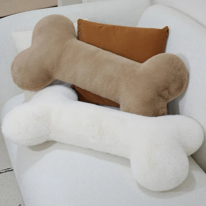 Kawaii Bone Plush Pillow - Puppy's Aesthetics