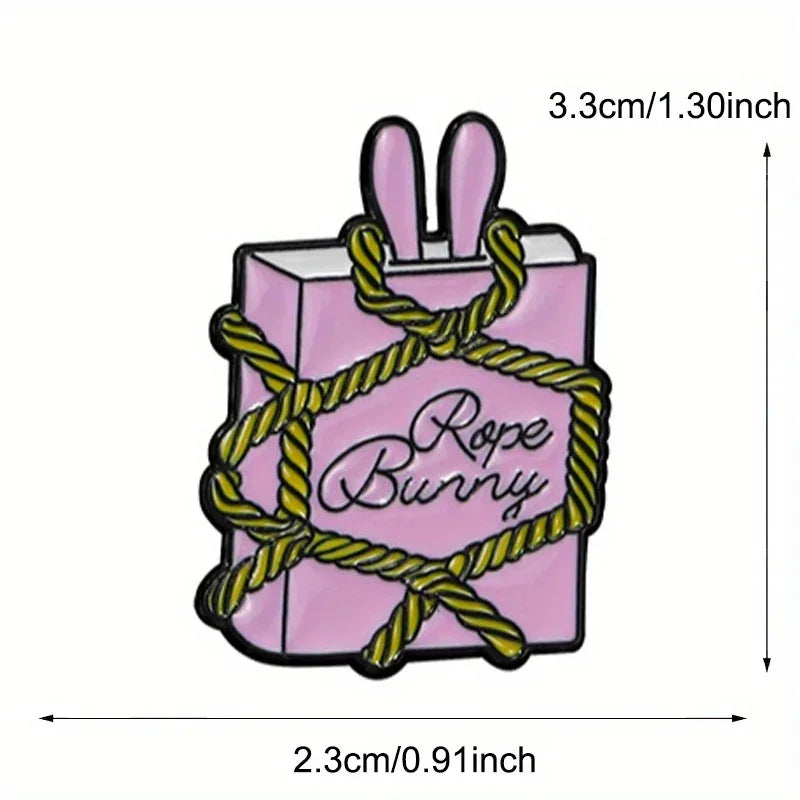 Rope Bunny Kinky Pin - Puppy's Aesthetics