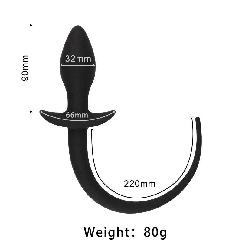 Puppy Tease Silicone Tail Plug