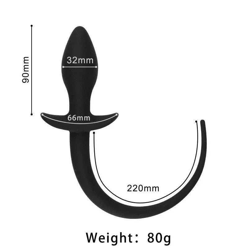 Puppy Tease Silicone Tail Plug - Puppy's Aesthetics
