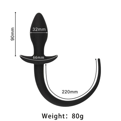 Puppy Tease Silicone Tail Plug - Puppy's Aesthetics