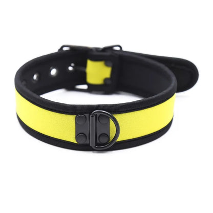 Yellow Neoprene Puppy Play Collar