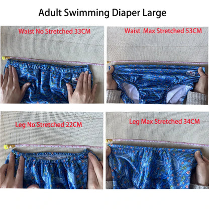 Cars & Streets Adult Swimming Diaper
