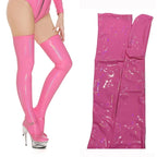 Wetlook Thigh High Stockings