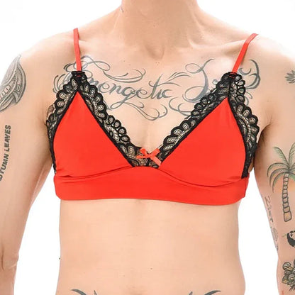 Men’s Sissy Lace Bra - Puppy's Aesthetics