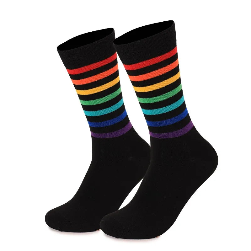 Proud Paws Rainbow Crew Socks (3-Pair Set)