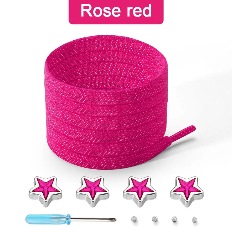 Star Diamond No-Tie Shoelaces Set