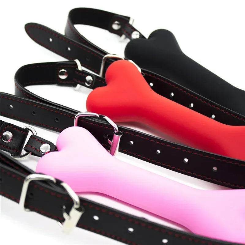 Soft Harness Dog Bone Gag - Puppy's Aesthetics