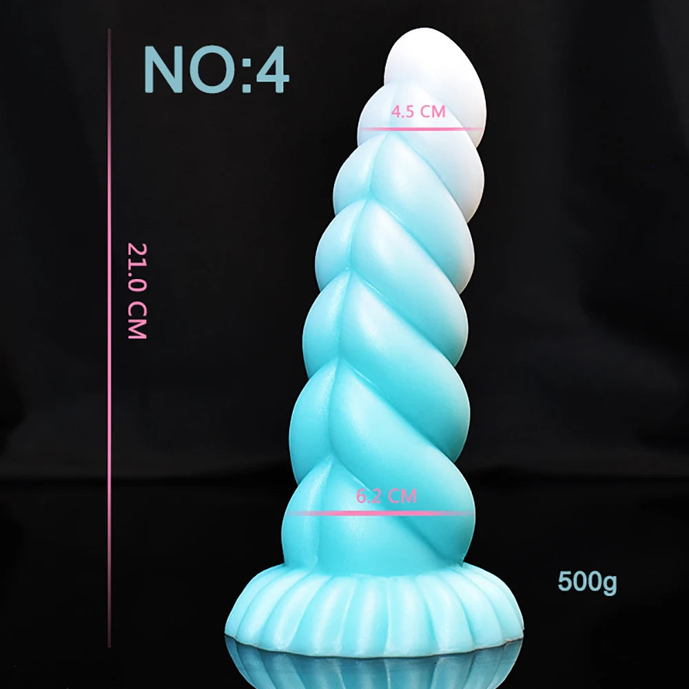 Pink Frost Monster Dildo