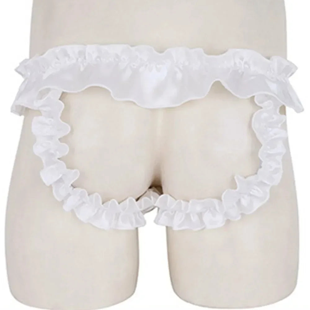 Sugar Kiss Bow Sissy Thong Briefs - Puppy's Aesthetics