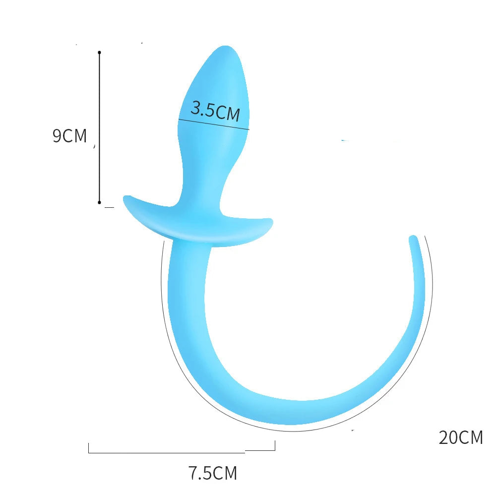 Moon Glow Pup Tail Plug