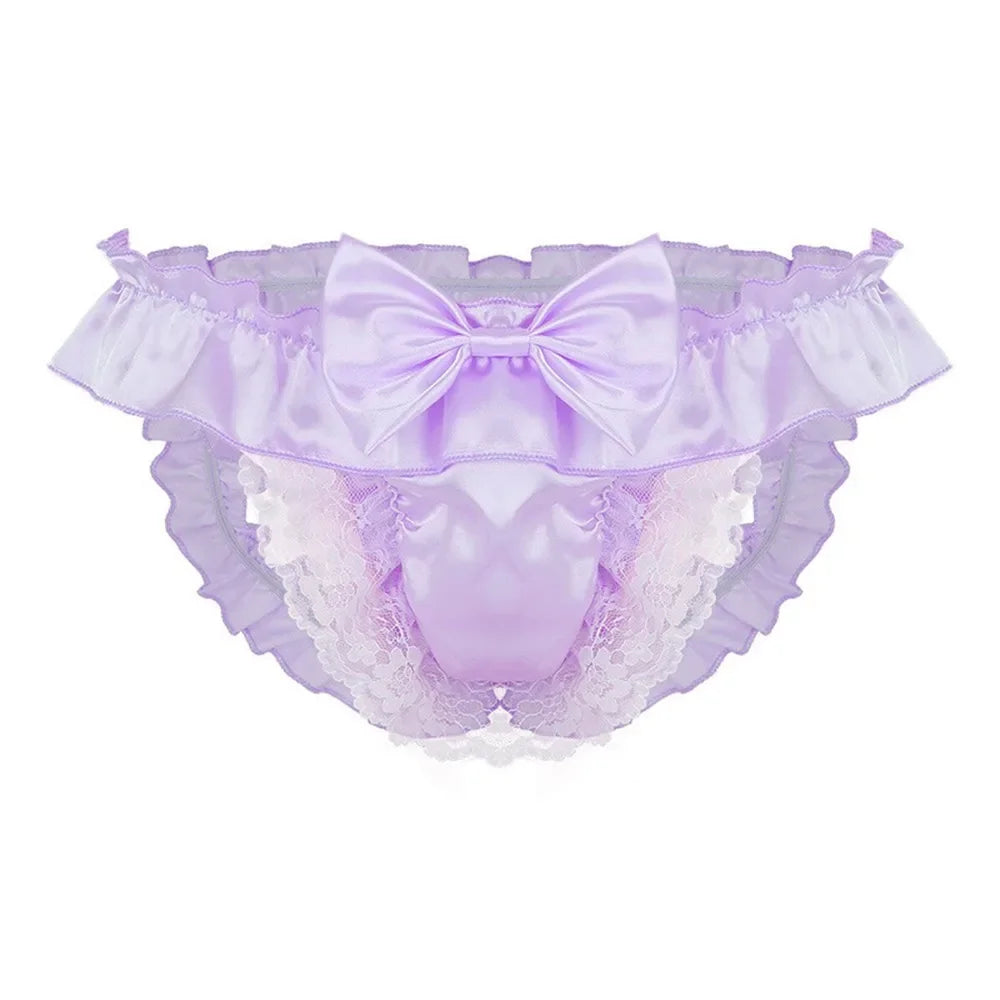 Sugar Kiss Bow Sissy Thong Briefs