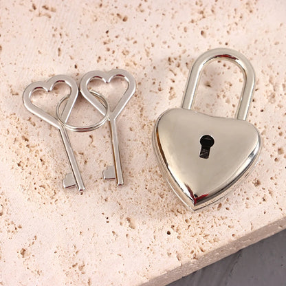 Silver Heart Keepsake Lock