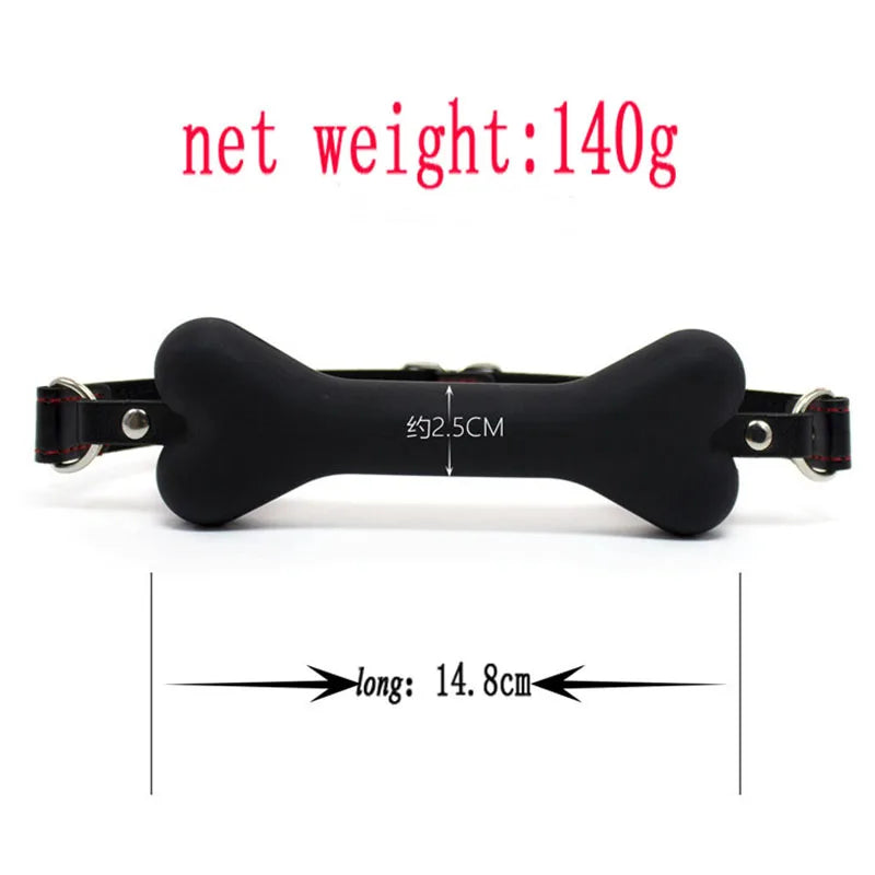 Soft Harness Dog Bone Gag
