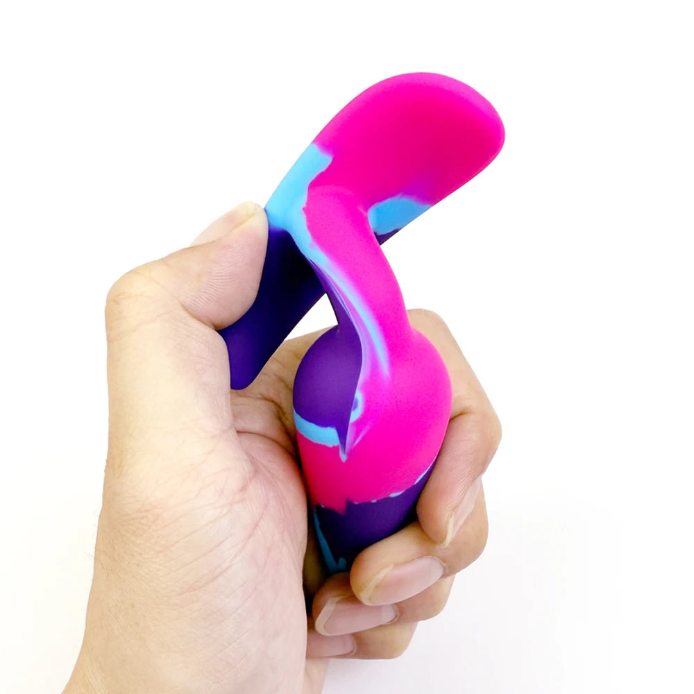 Swirl Colored Silicone Training Plug