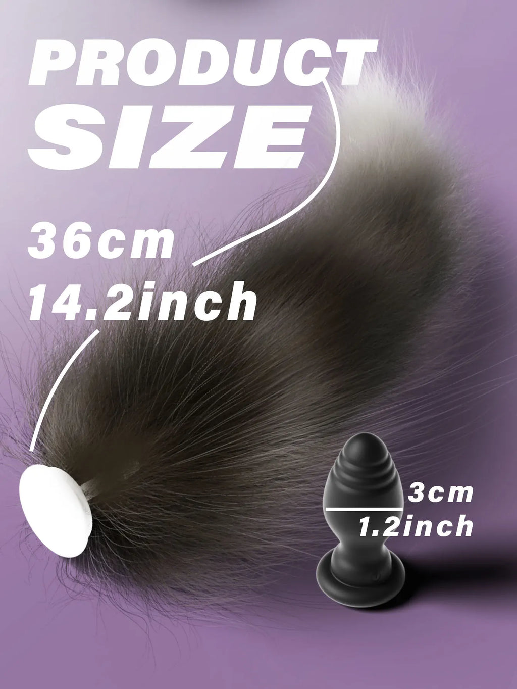 Vibrating Soft Petplay Anal Tail
