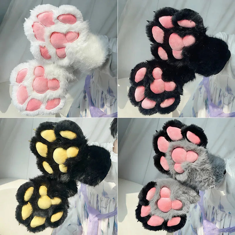 Fluffy Mischief Paw Mitts