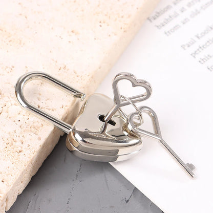 Silver Heart Keepsake Lock