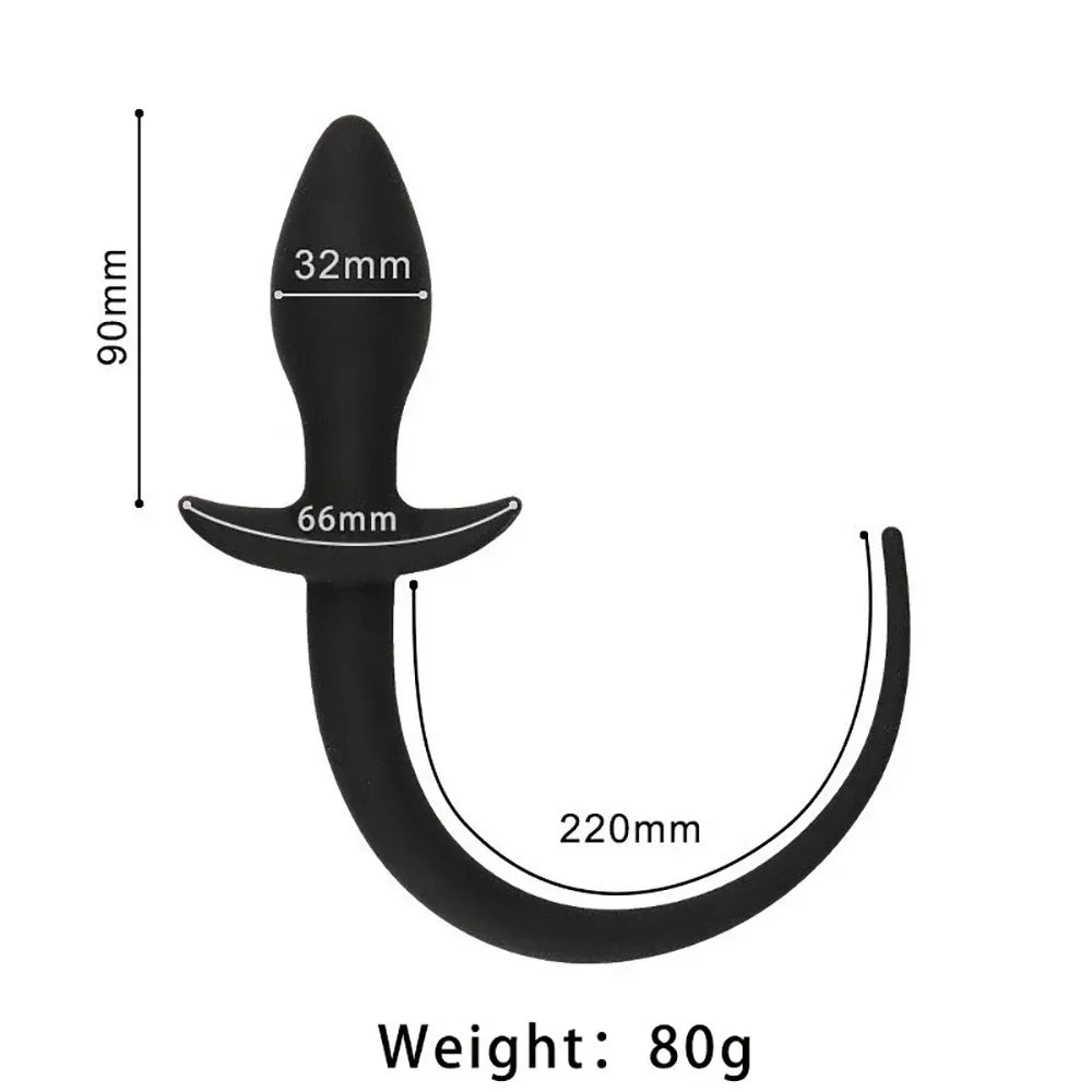Playful Pup Tail Anal Plug - Puppy's Aesthetics