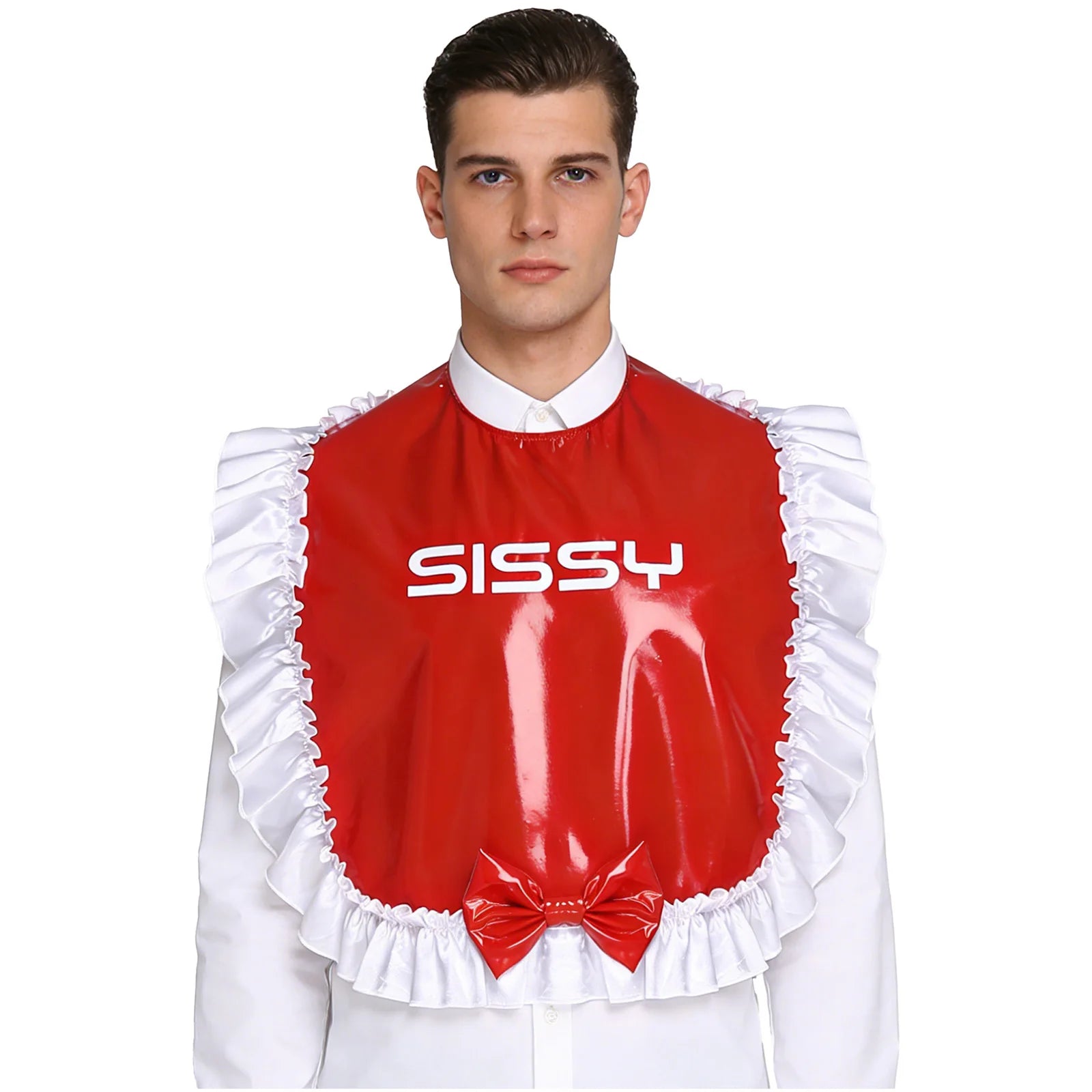 Sweet Sissy Ruffle Large Bib