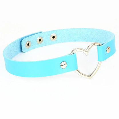 Sweetheart Holographic Heart Collar