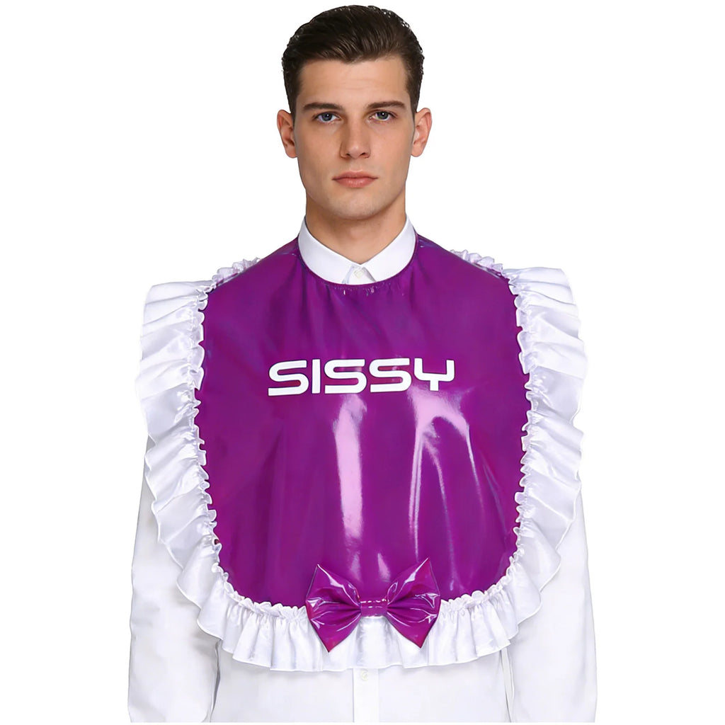 Sweet Sissy Ruffle Large Bib