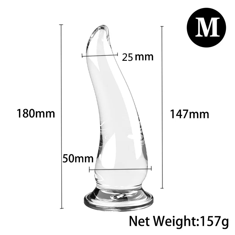 Curved Silicone Comfort Anal Plug