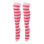 Sweet Stripe Thigh High Stockings (Colors)