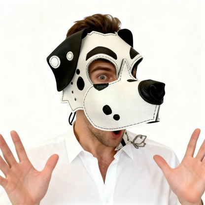 Spotty Sweetheart Dalmatian Petplay Mask