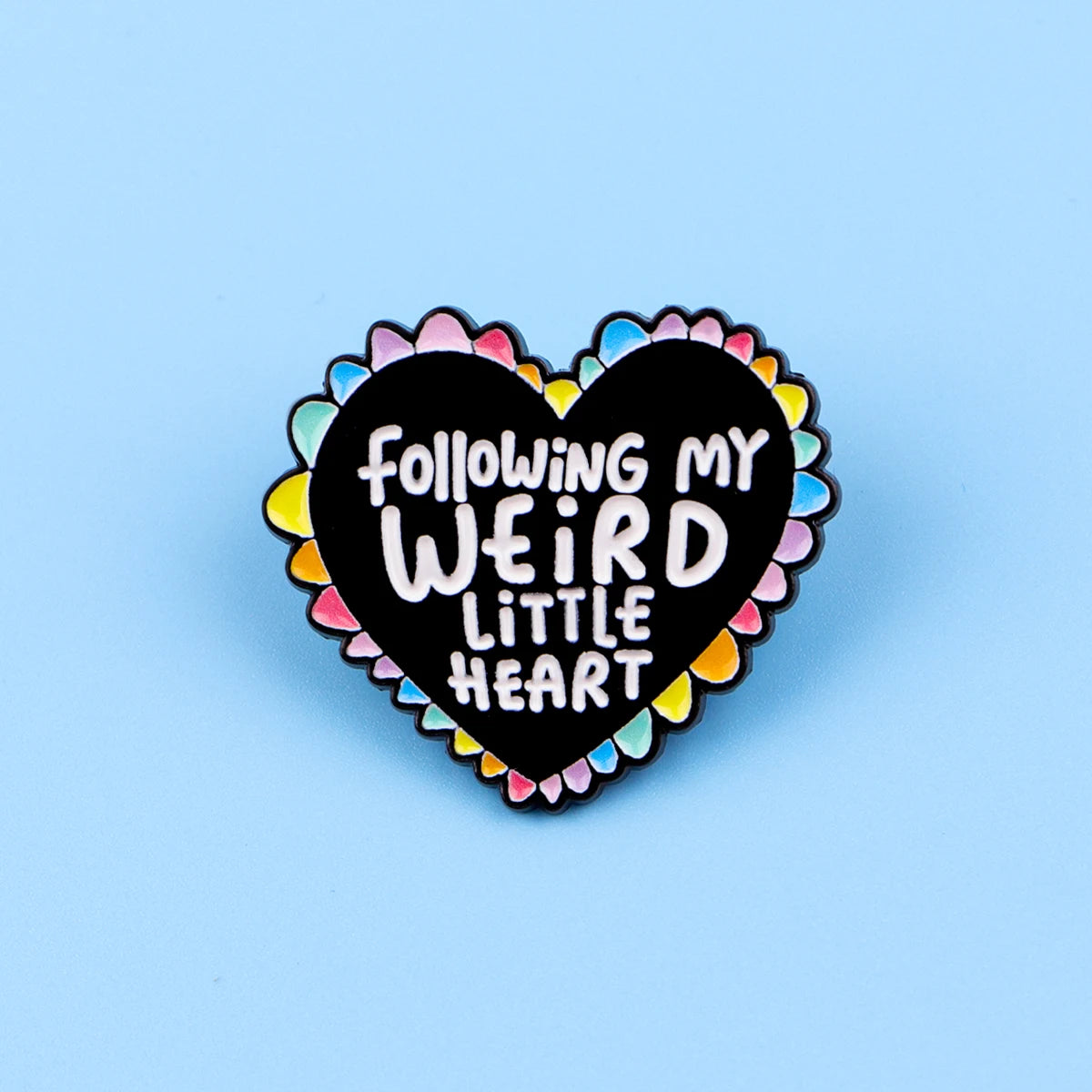 Following My Weird Little Heart - Enamel Pin