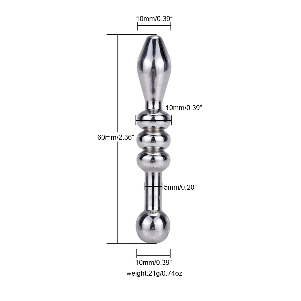 Stainless Steel Metal Dilator Urethral Sound