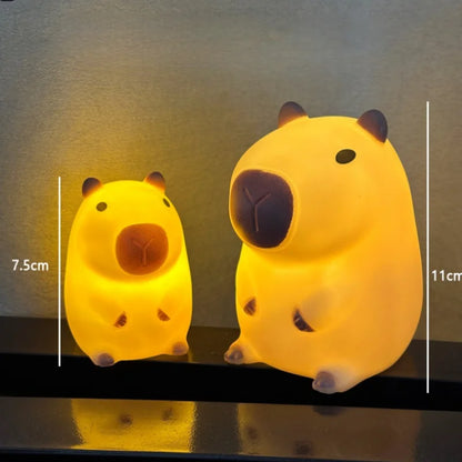 Capybara Cuddle Glow Night Light