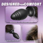 Vibrating Soft Petplay Anal Tail
