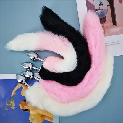 40cm Kawaii Plush Ears & Tail Set (Colors)