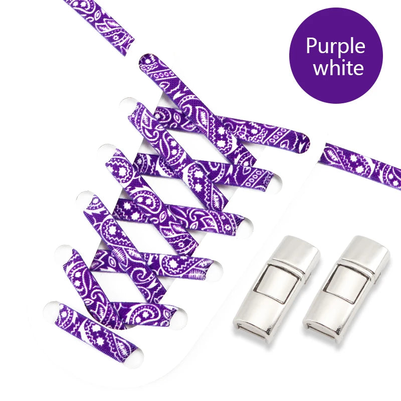 No-Tie Press Lock Elastic Shoelaces