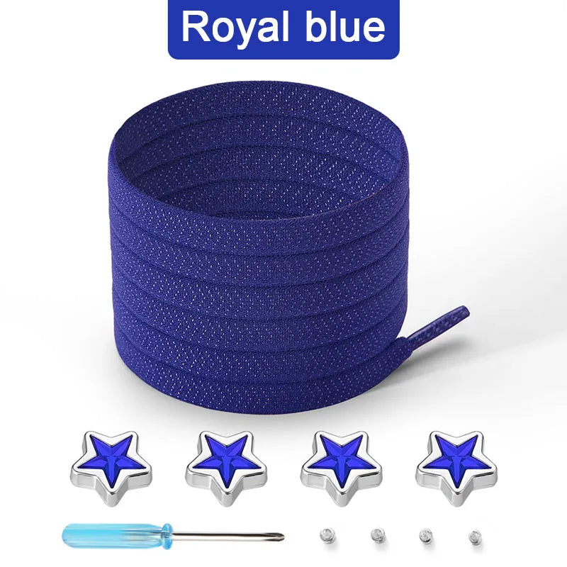 Star Diamond No-Tie Shoelaces Set