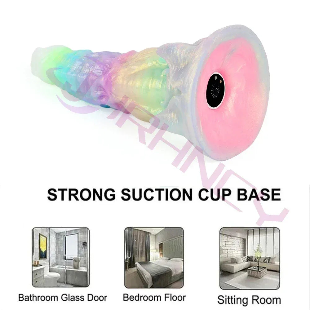 Luminous Fantasy Silicone Vibe Dildo - Puppy's Aesthetics