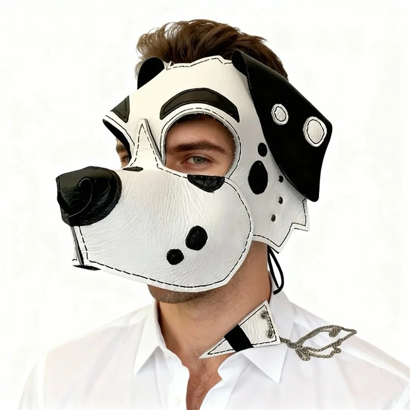 Spotty Sweetheart Dalmatian Petplay Mask