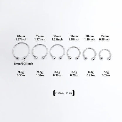 Stainless Steel Comfort Glans Support Rings - Puppy's Aesthetics