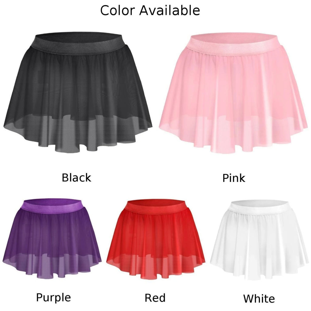Sissy Mesh Pleated Skirt