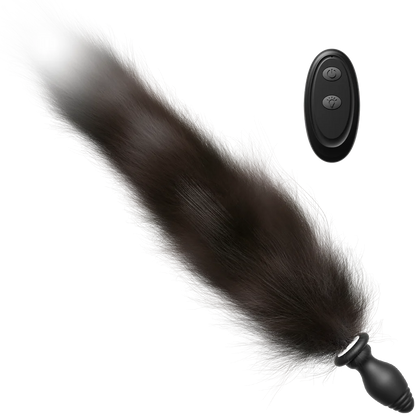 Vibrating Soft Petplay Anal Tail