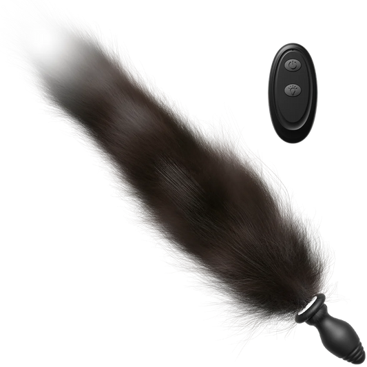 Vibrating Soft Petplay Anal Tail