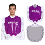 Sweet Sissy Ruffle Large Bib