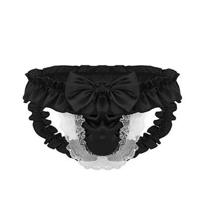 Sugar Kiss Bow Sissy Thong Briefs - Puppy's Aesthetics