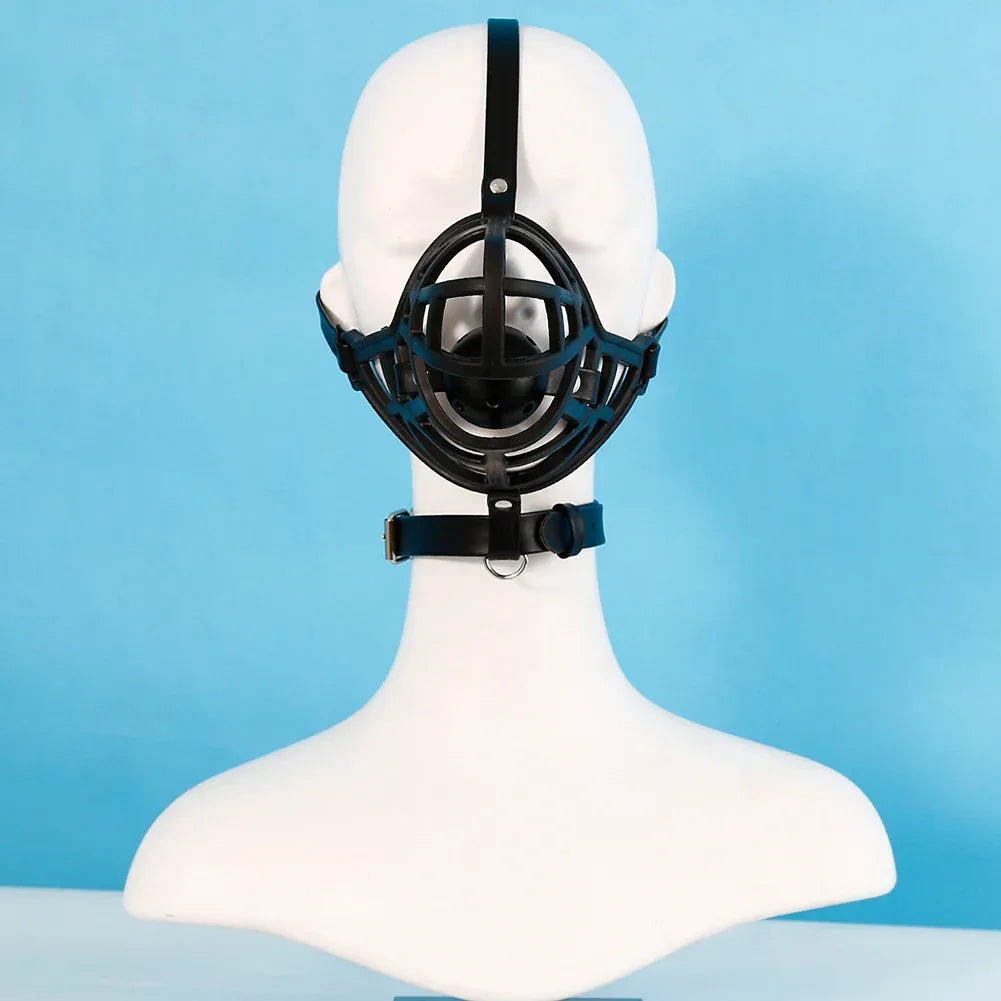 Leather Muzzle Mask - Puppy's Aesthetics