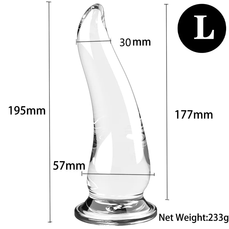 Curved Silicone Comfort Anal Plug